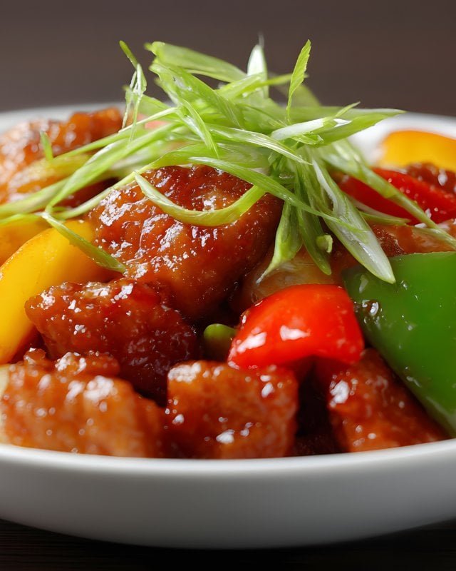 Pork Egg Rolls with Sweet and Sour Sauce