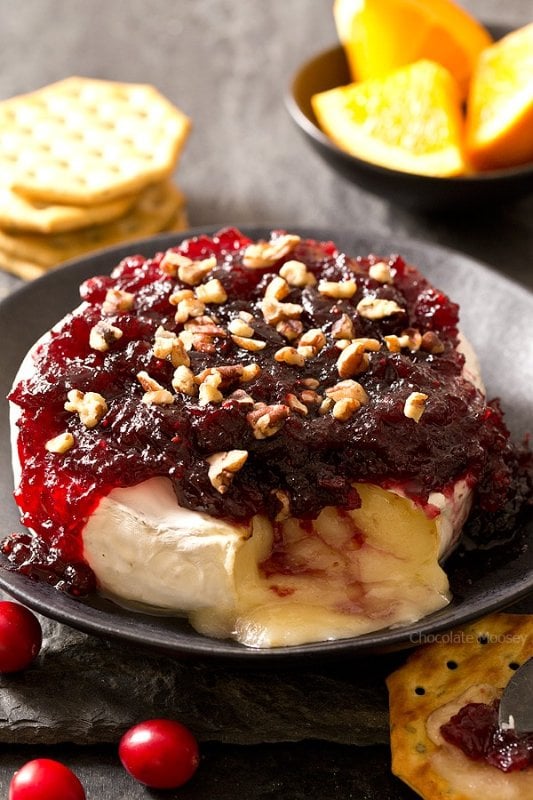 Cranberry Baked Brie (Serves 30)