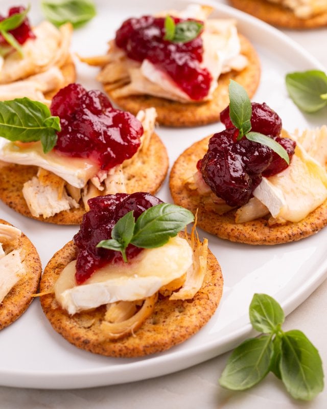 Cranberry and Goat Cheese Endive Bites