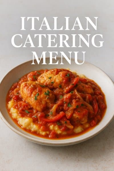 Italian Catering Menu (With Meat)