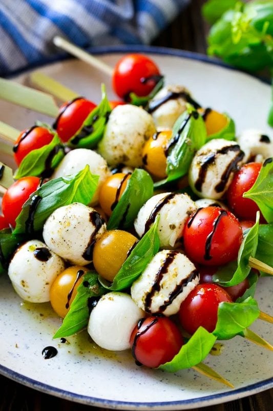 Caprese Skewers (2 Pieces; GF, Veg)