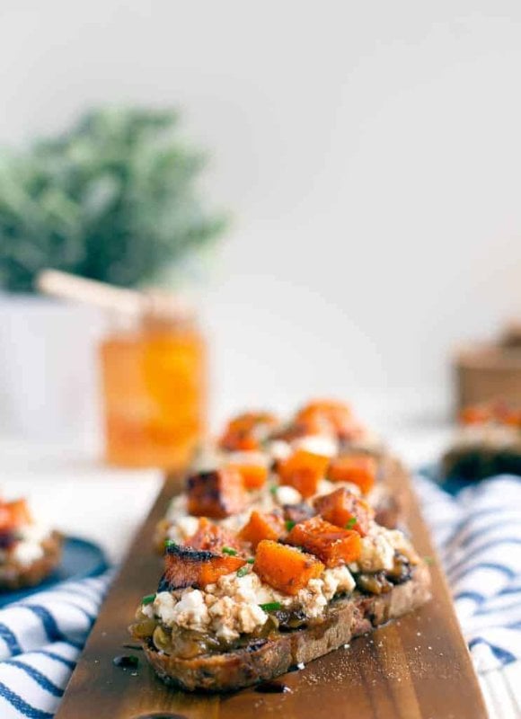 Butternut Squash and Ricotta with Spiced Pecans