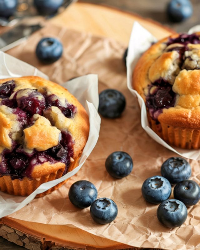 Vegan Muffin Raspberry, Blueberry
