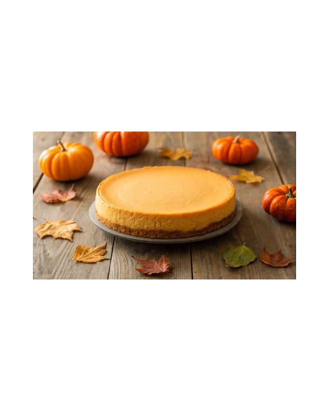 Whole Pumpkin Cheesecake (16 Slices) $80