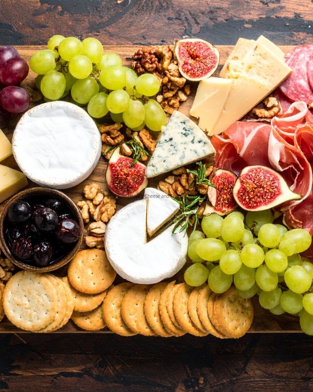Epic Holiday Cheese and Fruit Platter