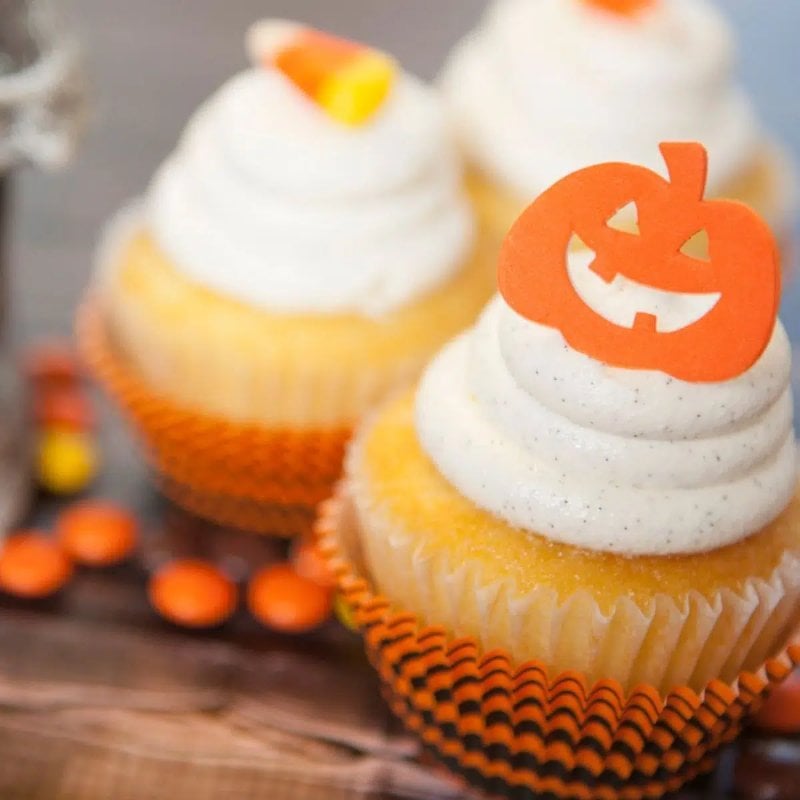 Halloween Cupcakes - Vanilla