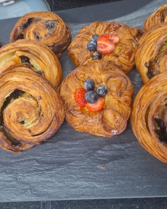 Gluten-Free Danish Raspberry, Apricot, Apple, Blueberry
