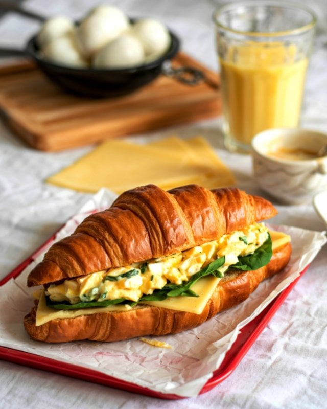 Spinach and Cheese Croissant