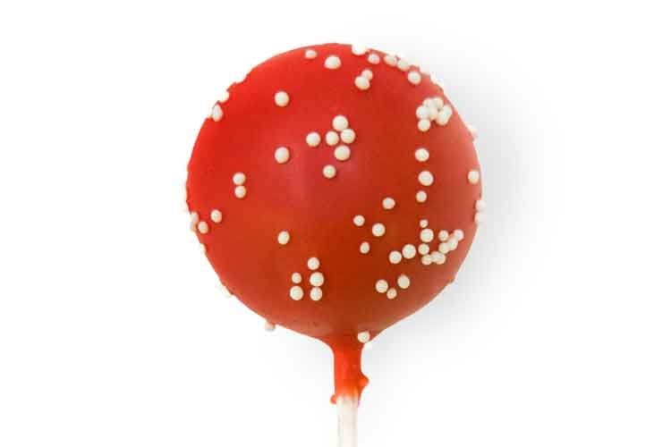 Red Velvet Mini Cake Pop