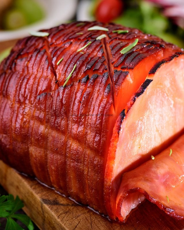 Honey-Glazed Ham with Pineapple