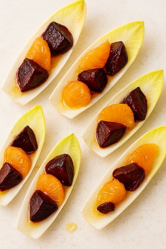Roasted Beet and Citrus Salad on Endive (V, GF)