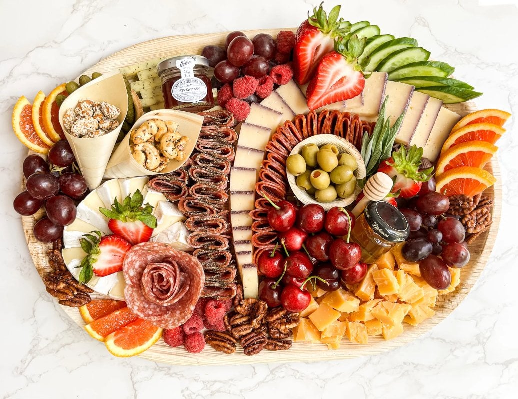 Assorted Charcuterie Platter Cured European Cut Meats