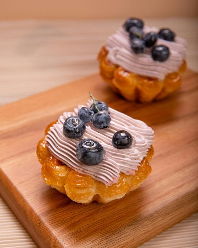 Vegan Danish Raspberry, Apricot, Apple, Blueberry