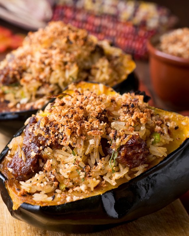 Stuffed Acorn Squash
