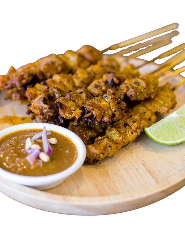 Beef Satay with Sweet Chili Dipping Sauce