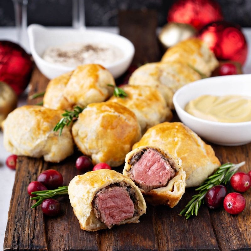 Baked Beef Wellington Bites